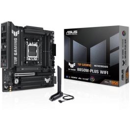 ASUS TUF GAMING B850M-PLUS WiFi Placa Base micro ATX AMD B850 Zócalo AM5 DDR5 para Ryzen 7000/8000/9000 Series Wi-Fi 6E BT 5.3