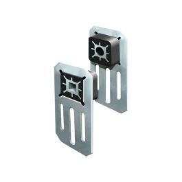 Schellenberg Soporte de pared silenciador rollo power 20304, cojinete reductor de ruido en caucho, evita vibraciones, 2 piezas