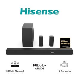 Barra de Sonido Hisense AX5100Q 580 W Negro