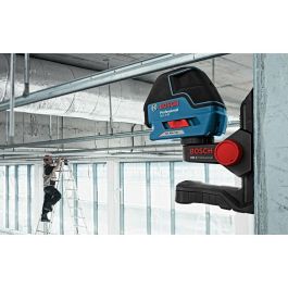 Bosch Professional GLL 3-50 + BM 1 Nivel Láser de Línea 3 Líneas Rango 10m, ampliable a 50m, IP54