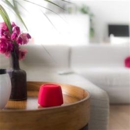 Elbe ALT-002-BT Altavoz Bluetooth Mini Rojo 2W Compatible con Smartphone y Tablet