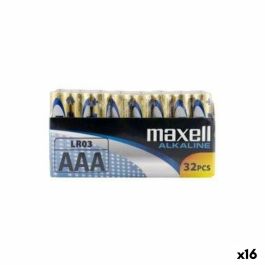 Pilas Alcalinas LR03 Maxell AAA (32 Piezas) (16 Unidades) Precio: 129.49999953. SKU: B165A4DRZX