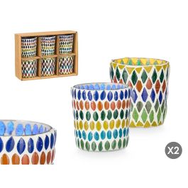Portavela Redondo Peq Rombos Surtidos Mod Giftdecor 7CM (36 Unidades) Precio: 41.50000041. SKU: B1AFLGNW9X