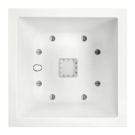 Elho Jardinera Vivo Next Square 30 Blanco Ø 30 x H 29 cm 100% reciclado ELH8711904499242