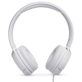 JBL JBLT500WHT Auriculares On-ear Tune 500 Blancos con Micrófono, Jack 3.5mm, Sonido Pure Bass y Diseño Plegable JBL JBLT500WHT Auriculares On-ear Tune 500 Blancos con Micrófono, Jack 3.5mm, Sonido Pure Bass y Diseño Plegable