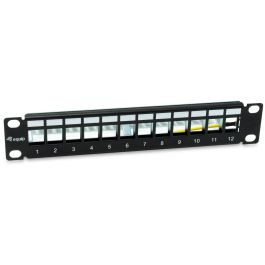 EQUIP 769331 Patch Panel 12x Cat6A 10" FTP 1HE Keystone Montaje en Bastidor Negro Precio: 30.50000052. SKU: B1HWW4STL5