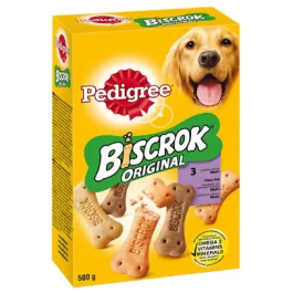 Pedigree Biscrok Galletas para Perro con 3 Cereales - Caja 500 g Precio: 3.5899996. SKU: S4602308