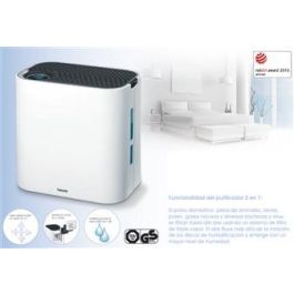 Beurer LR-330 Purificador y Humidificador de Aire, 3 Capas de Filtrado, Pantalla Retroiluminada, para Habitaciones hasta 35m2 Beurer LR-330 Purificador y Humidificador de Aire, 3 Capas de Filtrado, Pantalla Retroiluminada, para Habitaciones hasta 35m2