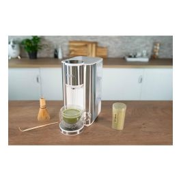 UNOLD Ava Express 18610 - Hervidor de Agua Eléctrico, 2.5 Litros, 2600 W, Acero Inoxidable y Plástico, 6 Ajustes de Temperatura, Indicador de Nivel, Plata y Blanco