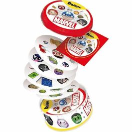 Asmodee ASM1700573021314 Dobble Marvel Emoji Juego de Fiesta Eco Sleeve, Edición para 6+ años, Ideal para Exterior