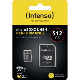 Intenso 3424493 Tarjeta MicroSD 512GB UHS-I