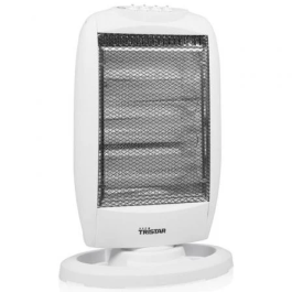 Tristar Calefactor KA-5129 1200W con Termostato Regulable y 3 Ajustes de Calor para Camping y Hogar, Portátil