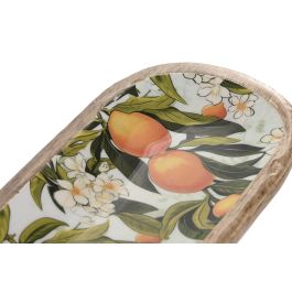 DKD Home Decor Bandeja Decorativa Tropical Madera de Mango Lacada Multicolor 30x10x2.5 cm Precio: 10.69000031. SKU: B19CZZM77S