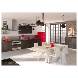 Smeg TSF01RDEU Tostador de Pan para 2 Rebanadas, Color Rojo, Control por Botones, Acero Inoxidable, Función Descongelar y Recalentar, 950W
