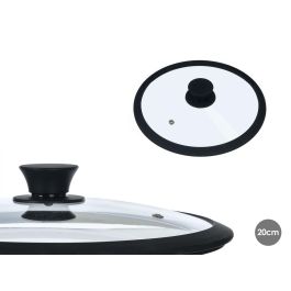 Kinvara Tapa de Cristal con Silicona 20 cm de Diámetro Transparente (Set de 12) Precio: 48.50000045. SKU: B1EDD5X2CM