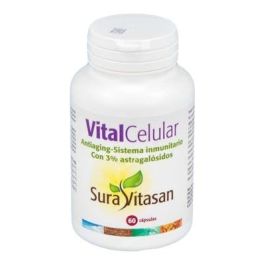 SURA VITASAN Vital Celular 60 Cápsulas - Protección Antioxidante con Astrágalo, N-acetil-cisteína, Ácido R(+)-Lipoico, Vitamina C y E Precio: 41.5000003. SKU: B1HHYTSXH5