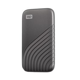 Western Digital 2 TB My Passport SSD, USB 3.2, USB-C, 1050MB/s Lectura, 1000MB/s Escritura, Portátil SSD, Gris