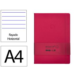 Cuaderno Con Gomilla Antartik Notes Tapa Dura A4 Hojas Rayas Burdeos 100 Hojas 80 gr Fsc Precio: 10.89. SKU: B1846E7HDJ