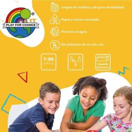 Cayro Juego Tangram de Madera en Caja de Metal 15x15x3 cm