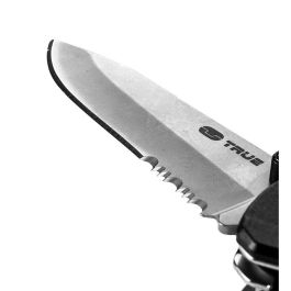 True Handy one Multiherramienta 18 en 1 de Bolsillo con Navaja de Acero Inoxidable y Aluminio con Accesorios Incluidos