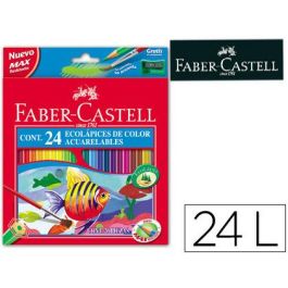 Lápices de Colores Acuarelables Faber-Castell 114425 Multicolor 24 Piezas