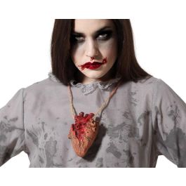 Collar Corazón Humano Ensangrentado 48 cm - Accesorio de Disfraz Realista para Halloween Precio: 1.79000019. SKU: S1130906