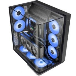 Mars Gaming MC-INFINIO Torre PC Gaming ATX Visión Panorámica Cristal Templado Curvado ARGB Soporte Líquida 360mm USB-C