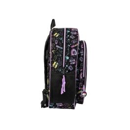 Mochila Infantil Monster High Negro 32 X 38 X 12 cm