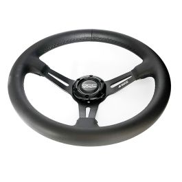 Volante Racing OCC Motorsport OCCVOL016 Negro Cuero Ø 35 cm Volante Racing OCC Motorsport OCCVOL016 Negro Cuero Ø 35 cm