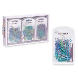 Set 60 Clips Metalizados Med Pincello 3X11CM (24 Unidades) Set 60 Clips Metalizados Med Pincello 3X11CM (24 Unidades)