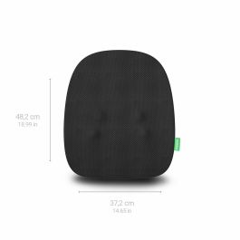 Medisana MC 500 Respaldo de masaje Shiatsu recargable inalámbrico con 2 velocidades, Negro