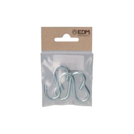 Edm Gancho en S Zincado 50 mm - Pack de 3 unidades