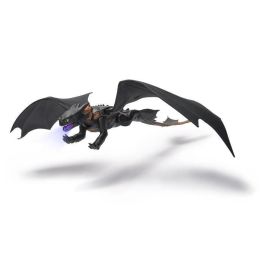 Spin Master 6072541 Dragón Desdentado Electrónico con Rugidos, Destellos y Alas de 38 cm, Figura Interactiva de Juguete +4 Años