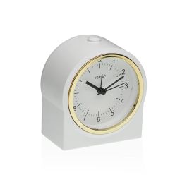 Reloj-Despertador Versa Blanco Plástico Reloj-Despertador Versa Blanco Plástico
