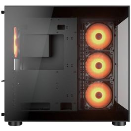 Cougar FV150 ARGB Midi Tower Negro para PC con Iluminación ARGB