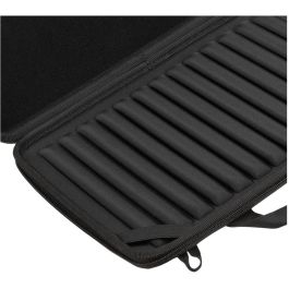 Rivacase 5116 - Funda Antishock rígida para Portátil/Chromebook/MacBook 11.6"-14" Negro, Asa y Correa Hombro