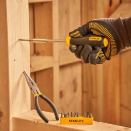 Bolsa de herramientas Stanley STMT0-74101 Amarillo Negro Metal 33 x 20 x 18 cm 38 Piezas