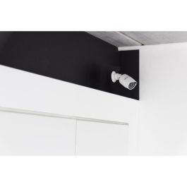 Chacon CHA5411478344940 Cámara Ficticia de Seguridad, Aluminio, LED Azul, Blanco