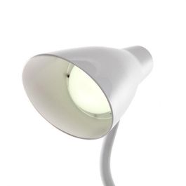 Flexo de Estudio LED Alaina Lámpara de Mesa 5W 450Lm 2700ºK Flexible 360° con Botones Táctiles y Conexión USB Blanco WR-TL018