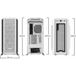 be quiet! SILENT BASE 802 White Midi Tower PC, ATX, EATX, micro ATX, Mini-ITX, con filtro antipolvo y gestión de cables