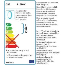 Gre Proyector LED color para piscina desmontable, 18W, 15 colores + blanco, mando a distancia, instalación por imán