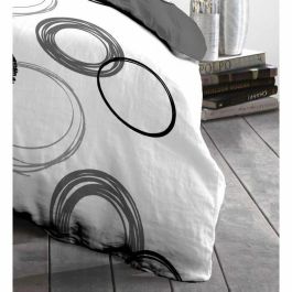 Home Linge Passion HOM3701393708289 Conjunto Nórdico Microfibra Audace 140x200 cm + Funda Almohada 63x63 cm - Gris Claro