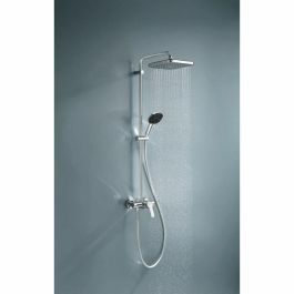 Grohe 26985001 Columna de ducha con mezclador monomando Vitalio Comfort 250, Ahorro de agua, Cromo
