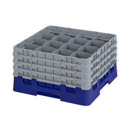 CAMBRO - 16S900-186 - Cesta de lavado 16 comp. 4 alturas - 10,9 cm Ø máx. - alt. máx. 24,1 cm - 50 x 50 x 26,7 cm - Azul marino Precio: 90.59000049. SKU: B1DLQSWFMQ