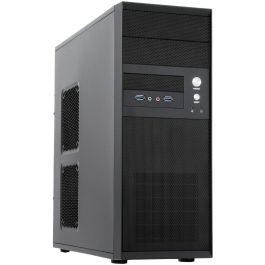 Chieftec CQ-01B-U3-OP Midi Tower PC, Caja para Ordenador de Sobremesa, ATX, Micro ATX, Negro, para Hogar u Oficina