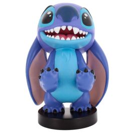 Cable Guy Soporte Sujeción Smiley Stitch Disney 20cm para Mandos y Teléfonos PlayStation 5, Xbox Series, iPhone