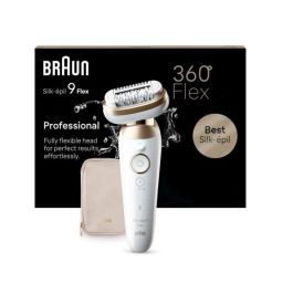 Depiladora - BRAUN - Silk Epil 9-011 3D - Cabezal flexible - Tecnología Wet & Dry - 40 pinzas MicroGrip Depiladora - BRAUN - Silk Epil 9-011 3D - Cabezal flexible - Tecnología Wet & Dry - 40 pinzas MicroGrip