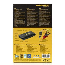HUMMH3T Arrancador Batería Coche 12V 8000mAh 1500A Pico Portátil y Power Bank para Motores Gasolina hasta 7.0L Diésel 5.5L