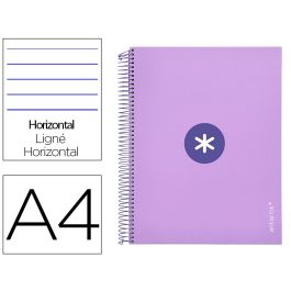 Cuaderno Espiral A4 Micro Antartik Tapa Forrada 120H 90 gr Horizontal 5 Bandas 4 Taladros Color Lavanda Precio: 10.882860273999999. SKU: B1FVQ67Z8V