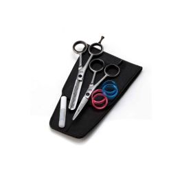 Glamtech One - Juego de Tijeras y Adelgazador para Zurdos 5.5", Incluye Tijera, Adelgazador, Bolsa, Aceite y Anillos Precio: 27.95000054. SKU: B12SHBC6RW